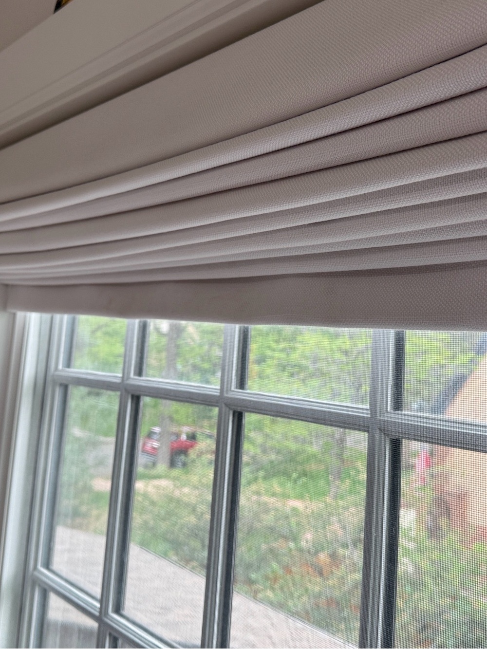 The Shade Store Roman Shades, new never used. $100 each
One white Roman shade - Picture 2 of 12